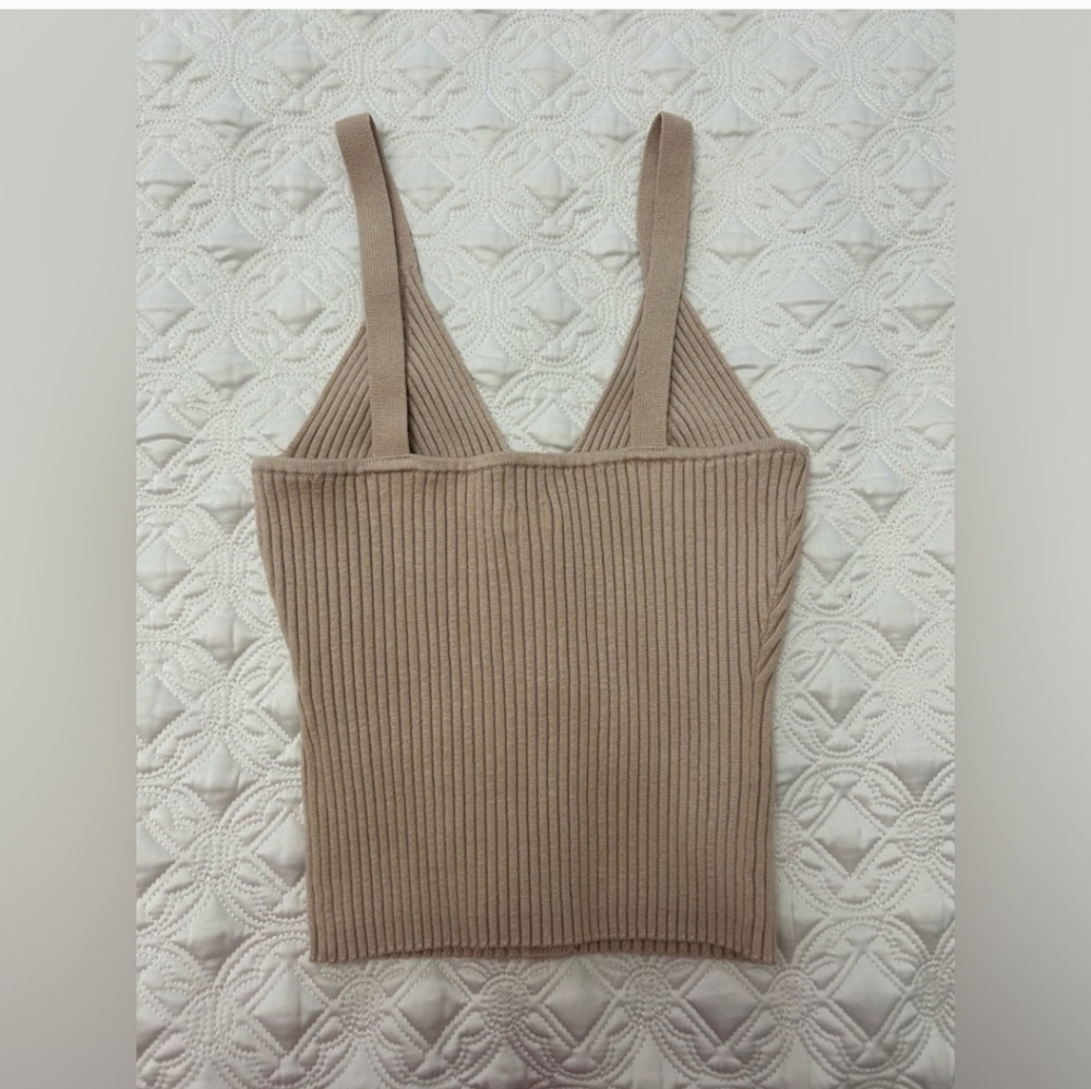 Aerie Button Front Sweater Tank Top - Picture 2 of 4